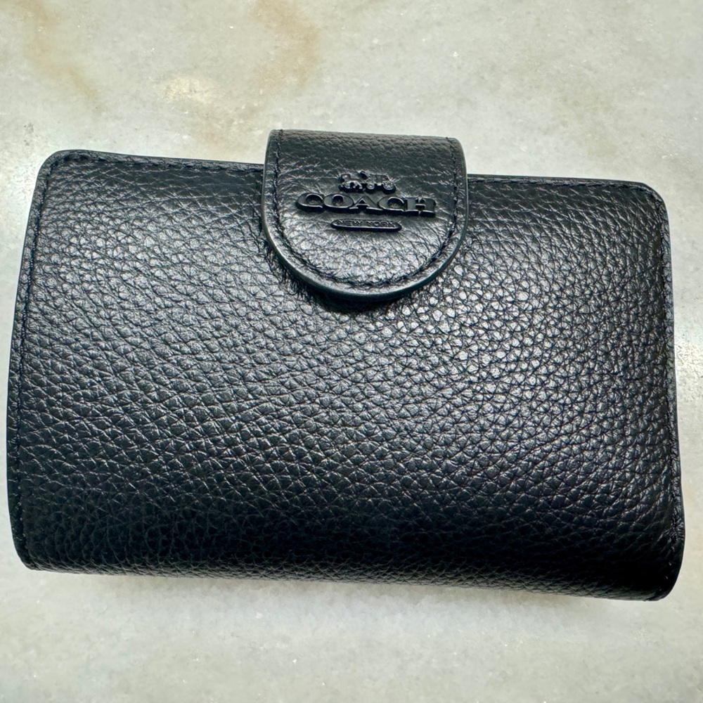 Coach Black Wallet